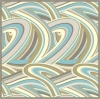 Belli Cam Göbeği Çok Renkli Geometrik Desen %100 Twill İpek Eşarp 4311D 34